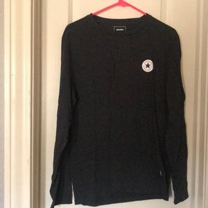 grey converse shirt